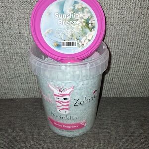 Pink Zebra Sunshine Breeze Home Fragrance Beads - Pink and Light Blue
